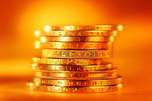Monedas de oro